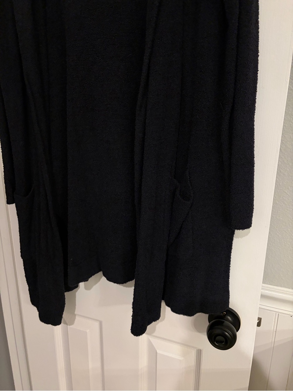 Barefoot Dreams CozyChic Cardigan Charcoal Gray XS/S - Picture 2 of 7